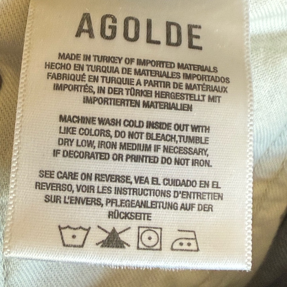 AGOLDE Women’s 90s Pinch Waist High-Rise Straight Leg Jeans, Size 32 - Picture 7 of 10